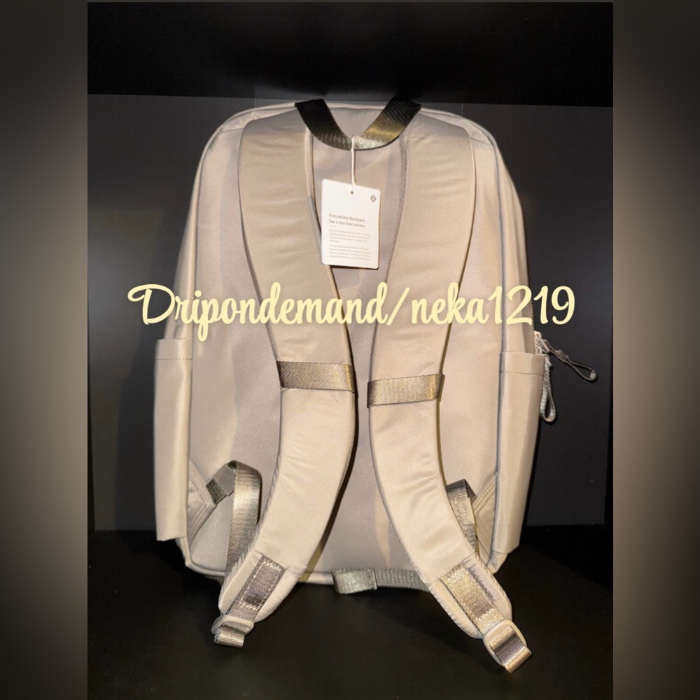 Lululemon Everywhere Backpack 22L- Warm Ash Grey/Sheer Oak - Picture 4 of 10